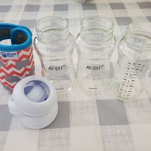 Philips Avent Glass 8 oz Bottles